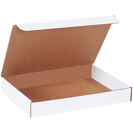 14 x 10 x 2" White Literature Mailers