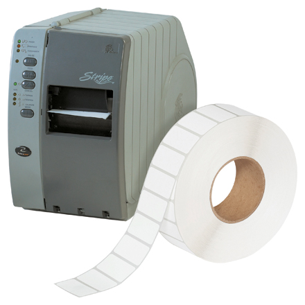 2 x 1/2" White Thermal Transfer Labels