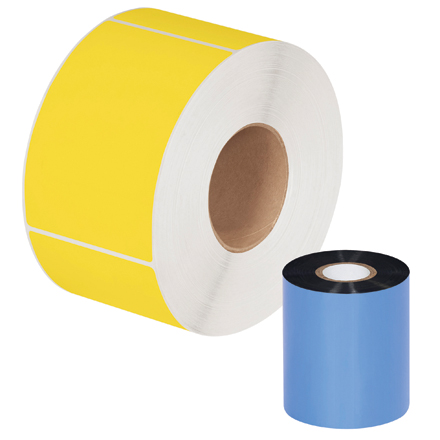 3.00" x 1181' Black Thermal Transfer Ribbons - Wax/Resin